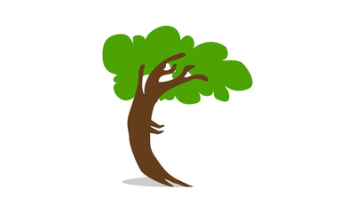 Stopping tree illustration design vector