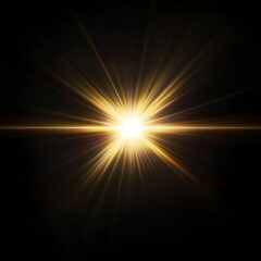 Obraz premium Sun beam effect with flare background light explosion.