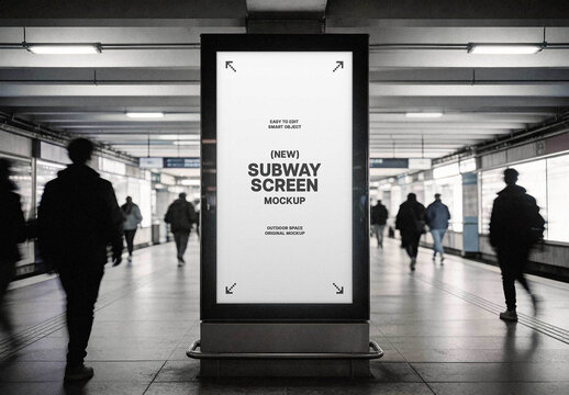 Underground Vertical Screen Mockup