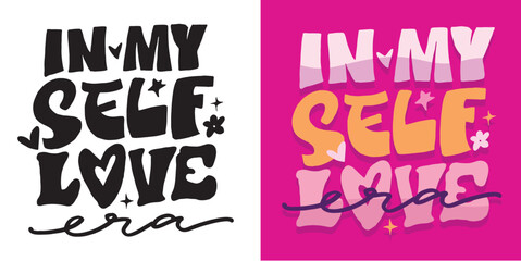 Fototapeta premium In My Era - trendy hand drawn doodle lettering quote. Lettering for t-shirt design, mug print, bag print, clothes fashion. 100% hand drawn vector image. 