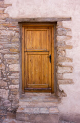 Fototapeta premium Wooden door in old building