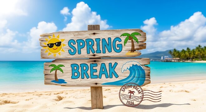 Spring Break Sign Images – Browse 6,891 Stock Photos, Vectors, and ...