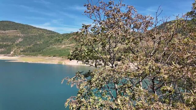 Amazing view of Zavoj Lake (Zavojsko jezero) at Stara Planina Mountain, Serbia