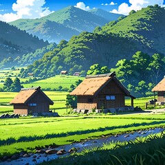 village in the mountains