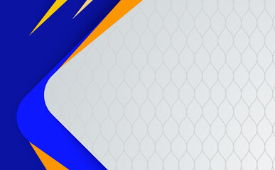 Abstract blue and white background with flowing blue ribbon lines and modern vector design