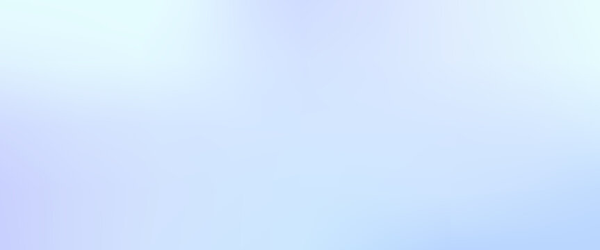 Blue abstract gradient background with soft white light. Pastel sky blue tones, featuring smooth color transitions for tech banners, business layouts and wellness graphics. Vector illustration