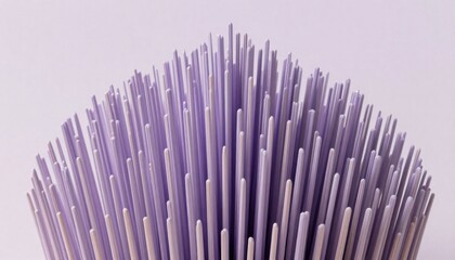 Purple vertical rods abstract 3d texture minimal design background