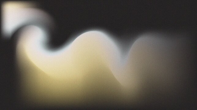 Abstract gradient wave background with soft liquid blur and grainy texture