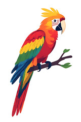 Obraz premium red and yellow macaw
