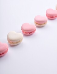 Obraz premium Macaron Heart