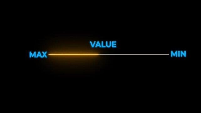The concept of business value added. increase value, company value add, growth plan on black background.