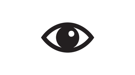 Black Eye View Icon Vector