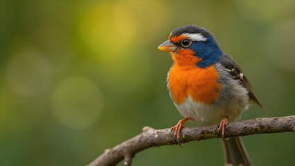 Vibrant colors of a finch. Ultra realistic finch photography. Colorful finch species in nature. Beautiful finch images and details.