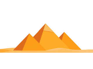Three pyramids are shown in the image