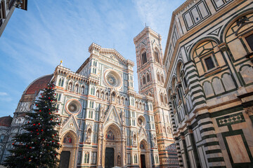 Florence, Tuscany, Italy at the Duomo.