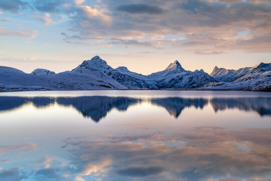 Lake Bachalpsee, Switzerland at Dawn