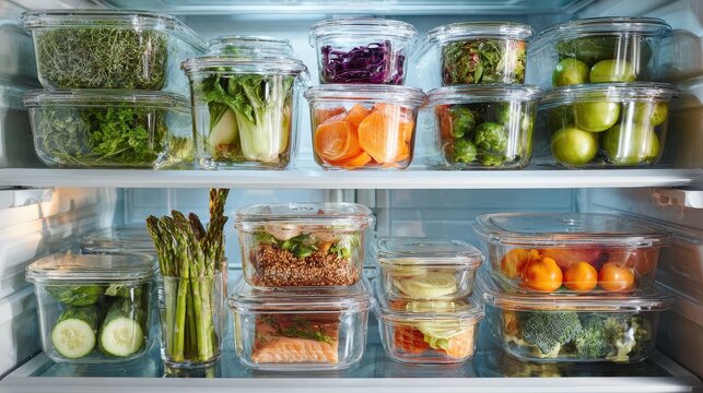 A refrigerator filled with lots of food and vegetables