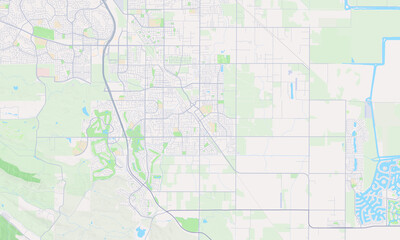 Obraz premium Brentwood California map