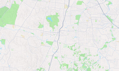 Brentwood Tennessee map