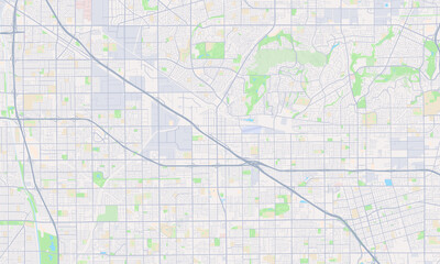 Buena Park California map