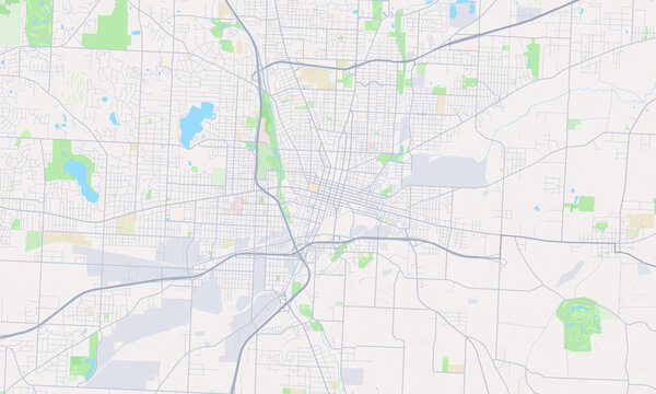 Canton Ohio map