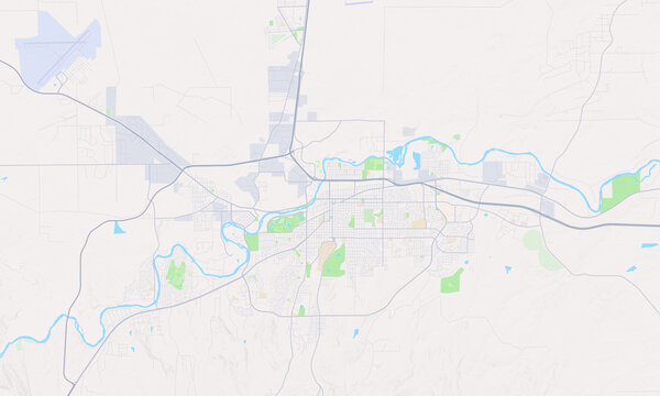 Casper Wyoming map