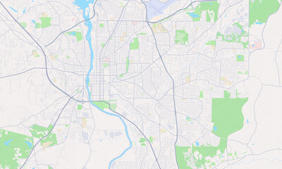 Obraz premium Columbus Georgia map