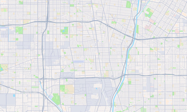 Compton California map