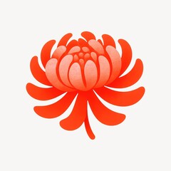 Fototapeta premium Vibrant abstract floral design