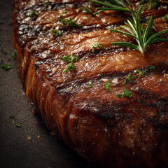 grilled beef steak