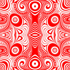 simple seamless abstract red and white pattern, texture