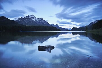 Morning Atmosphere Lake Sils Behind