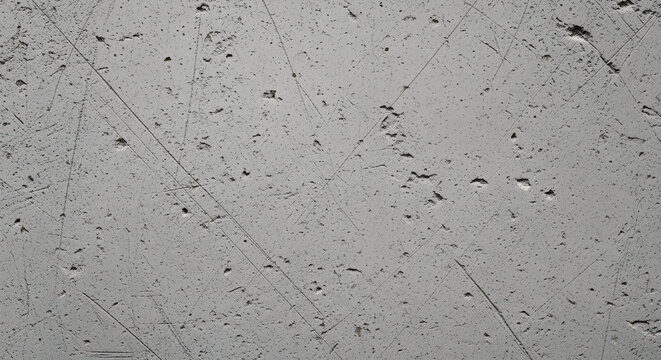 Scratched and pitted gray industrial surface
