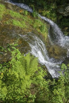 Waterfall in the Graggerschlucht, Neumarkt, Styria, Austria