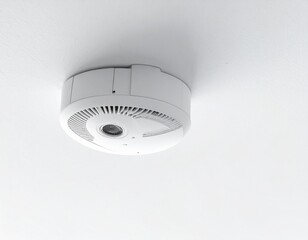 Fire Safety Concept with Smoke Detector on Ceiling