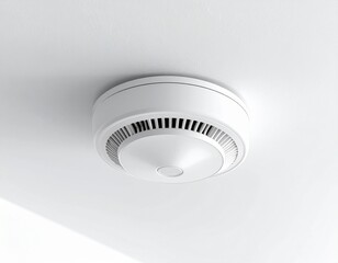 Fire Safety Concept with Smoke Detector on Ceiling
