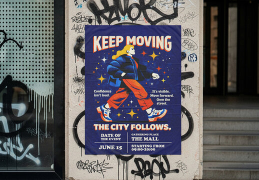 Urban Wall Poster Mockup