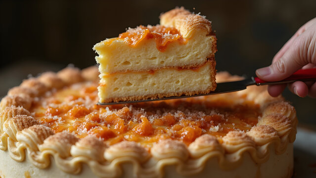 First slice of cake cutting. Ultra realistic cake art. How to cut a cake perfectly. Cake cutting techniques for beginners.