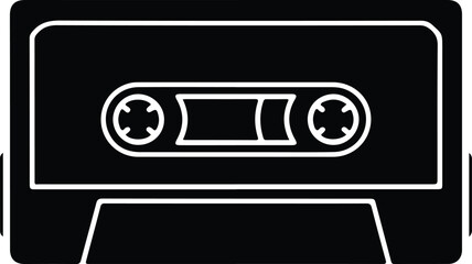 Obraz premium Game controller silhouette vector icon illustration