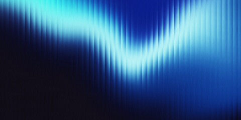 Deep blue and cyan abstract wave background with smooth glowing gradient motion