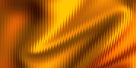 Golden abstract flowing wave background with warm gradient and smooth motion