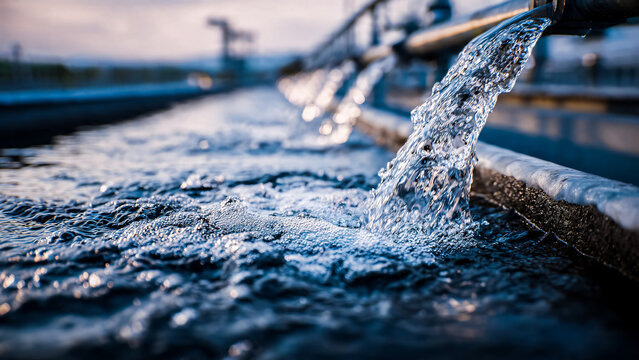 Station d'&eacute;puration pour traitement des eaux us&eacute;es	