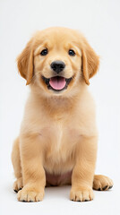 Golden Retriever Puppy in a Sunlit Meadow &ndash; Heartwarming National Puppy Day Concept
