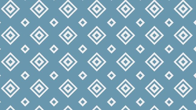 A stylish motion graphic background featuring a geometric diamond pattern in soft vintage color tones