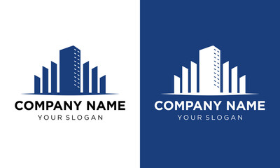 Obraz premium Corporate building logos displayed on a contrasting background showcasing a sleek design