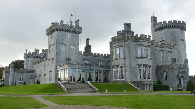 Dromoland Castle, a five star luxury hotel near Newmarket-on-Fergus in County Clare, Republic of Ireland.
