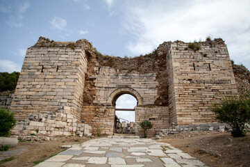 The castle and the tomb of Saint John in Selcuk Ephesus, Turkey