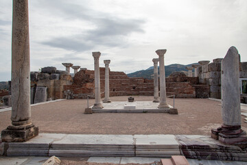 The castle and the tomb of Saint John in Selcuk Ephesus, Turkey