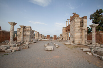 The castle and the tomb of Saint John in Selcuk Ephesus, Turkey