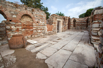 The castle and the tomb of Saint John in Selcuk Ephesus, Turkey